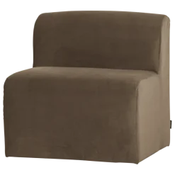 Woood Mojo Base Eetbank 84 Cm Rugleuning Velvet Taupe [FSC]