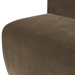 Woood Mojo Base Eetbank 84 Cm Rugleuning Velvet Taupe [FSC]