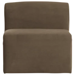 Woood Mojo Base Eetbank 84 Cm Rugleuning Velvet Taupe [FSC]