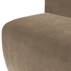 Woood Mojo Base Eetbank 84 Cm Rugleuning Velvet Khaki [FSC]