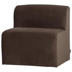 Woood Mojo Base Eetbank 84 Cm Rugleuning Velvet Bruin [FSC]
