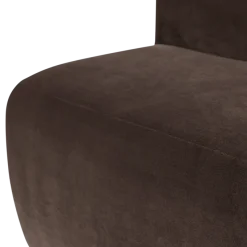 Woood Mojo Base Eetbank 84 Cm Rugleuning Velvet Bruin [FSC]