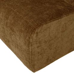 Woood Mojo Base Eetbank 84 Cm Rugleuning Rib Honinggeel [FSC]