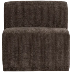 Woood Mojo Base Eetbank 84 Cm Rugleuning Rib Bruin [FSC]