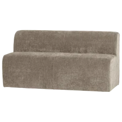Woood Mojo Base Eetbank 164 Cm Rugleuning Rib Donkerzand [FSC]