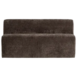 Woood Mojo Base Eetbank 164 Cm Rugleuning Rib Bruin [FSC]