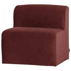Woood Mojo Base Eetbank 84 Cm Rugleuning Velvet Kastanjebruin[Fsc]