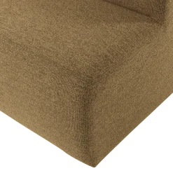 Woood Mojo Base Eetbank 164 Cm Rugleuning Boucle Geel/Bruin [FSC]