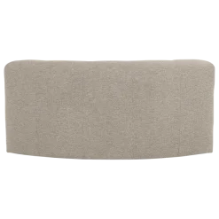 Woood Mojo Base Eetbank Halfronde Hoek Rug Boucle Beige [FSC]
