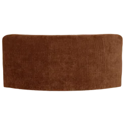 Woood Mojo Base Eetbank Halfronde Hoek Rugleuning Rib R.Bruin[Fsc]