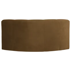 Woood Mojo Base Eetbank Halfronde Hoek Rug Velvet Honinggeel [FSC]