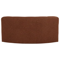 Woood Mojo Base Eetbank Halfronde Hoek Rug Boucle Roestbruin [FSC]