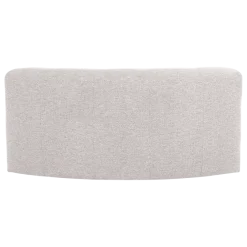 Woood Mojo Base Eetbank Halfronde Hoek Rug Boucle Ecru [FSC]