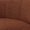 Woood Mojo Base Eetbank Hoek Met Rugleuning Boucle Roestbruin[Fsc]