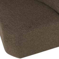 Woood Mojo Base Eetbank Hoek Met Rugleuning Boucle Bruin [FSC]