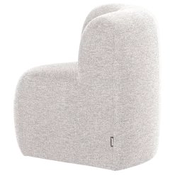 Woood Mojo Base Eetbank Hoek Met Rugleuning Boucle Ecru [FSC]