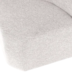 Woood Mojo Base Eetbank Hoek Met Rugleuning Boucle Ecru [FSC]