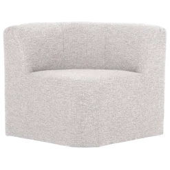 Woood Mojo Base Eetbank Hoek Met Rugleuning Boucle Ecru [FSC]