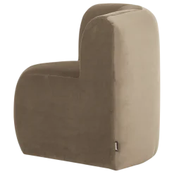 Woood Mojo Base Eetbank Hoek Rugleuning Velvet Khaki [FSC]
