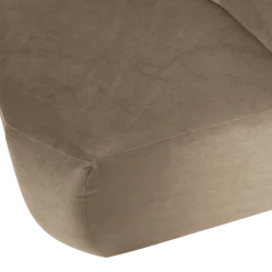 Woood Mojo Base Eetbank Hoek Rugleuning Velvet Khaki [FSC]