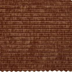 Woood Mojo Chaise Longue Bank Links Geweven Ribstof Roestbruin