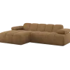 Woood Mojo Chaise Longue Bank Links Wollig Honinggeel