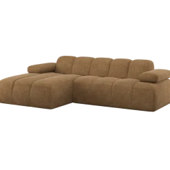 Woood Mojo Chaise Longue Bank Links Wollig Honinggeel