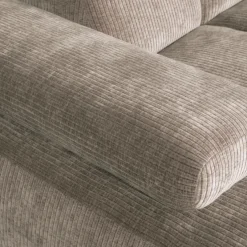 Woood Mojo chaise longue bank links ribstof donkerzand