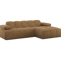 Woood Mojo Chaise Longue Bank Rechts Wollig Honinggeel
