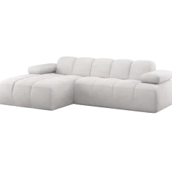 Woood Mojo Chaise Longue Bank Links Boucle Ecru Melange