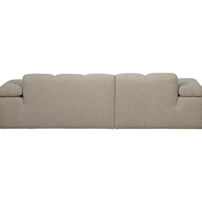 Woood MOJO chaise longue links boucle beige melange