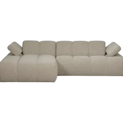 Woood MOJO chaise longue links boucle beige melange