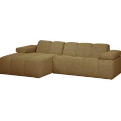 Woood MOJO chaise longue links boucle geel/bruin melange