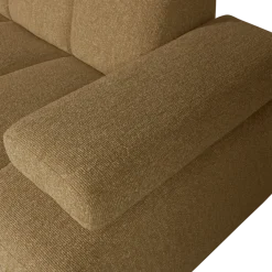Woood MOJO chaise longue links boucle geel/bruin melange