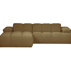 Woood MOJO chaise longue links boucle geel/bruin melange