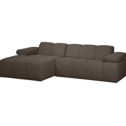 Woood MOJO chaise longue links boucle bruin melange