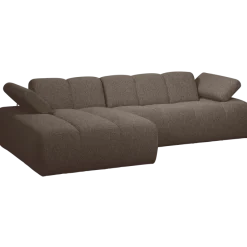 Woood MOJO chaise longue links boucle bruin melange