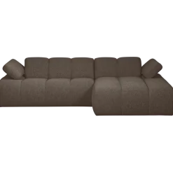 Woood MOJO chaise longue rechts boucle bruin melange