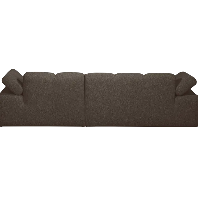 Woood MOJO chaise longue rechts boucle bruin melange