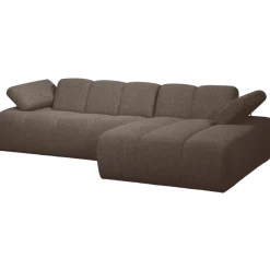 Woood MOJO chaise longue rechts boucle bruin melange