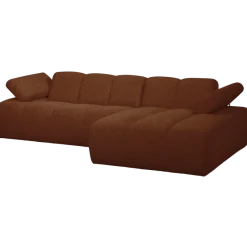 Woood MOJO chaise longue rechts boucle roestbruin melange