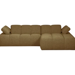 Woood MOJO chaise longue rechts boucle geel bruin melange