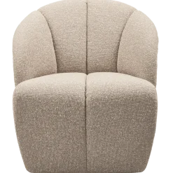 Woood MOJO draaifauteuil boucle beige melange