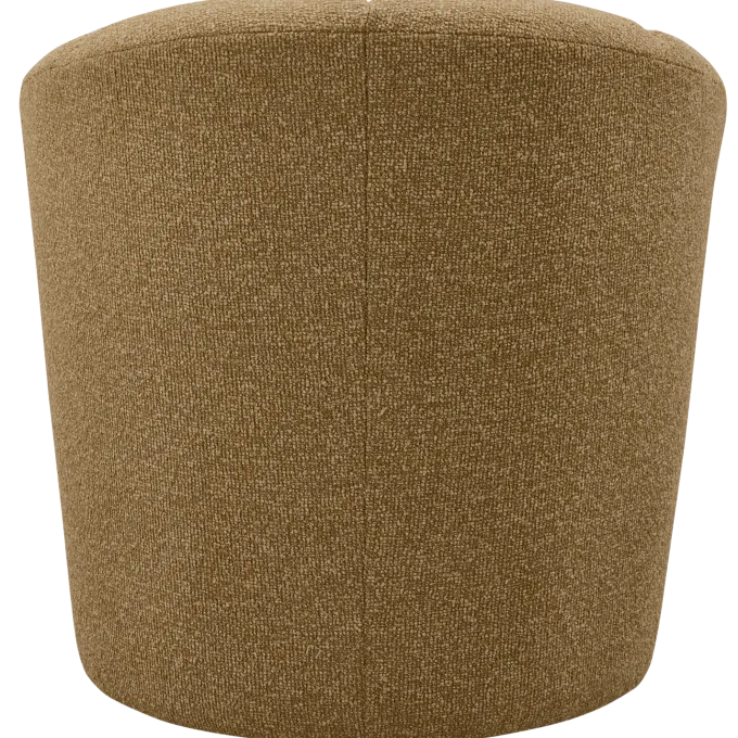 Woood MOJO draaifauteuil boucle geel/bruin melange