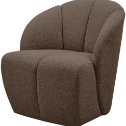 Woood MOJO draaifauteuil boucle bruin melange