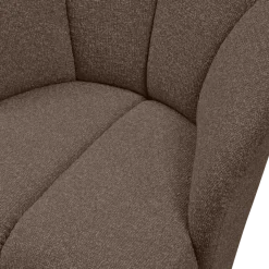 Woood MOJO draaifauteuil boucle bruin melange