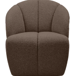 Woood MOJO draaifauteuil boucle bruin melange