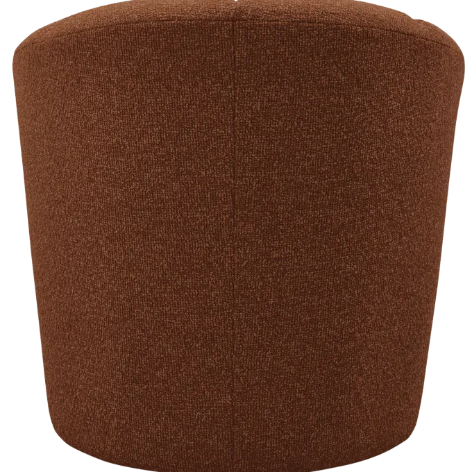 Woood MOJO draaifauteuil boucle roestbruin melange