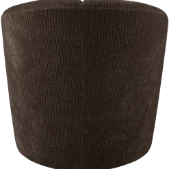 Woood MOJO draaifauteuil geweven ribstof bruin