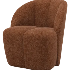 Woood Mojo Draaifauteuil Wollig Roestbruin